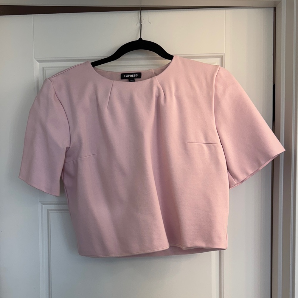 Express Light Pink Women's Crop Top